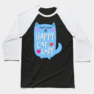 Cute Funny Cat Lover Humor Design Baseball T-Shirt